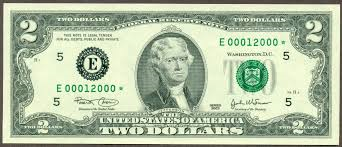 Two-dollar bill